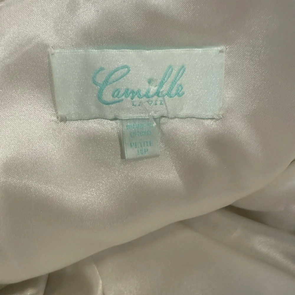 Camille La Vie White and Gold Maxi Dress - Picture 6 of 8